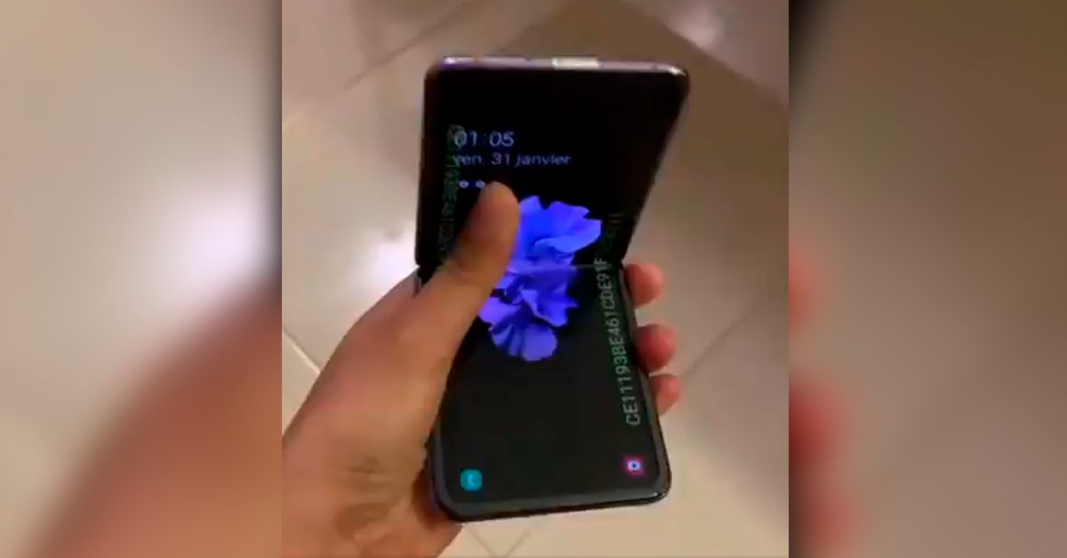 Vídeo filtrado del NUEVO celular Samsung Z Flip