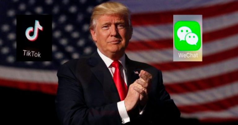 Trump le ordena a las empresas de EEUU cerrar relaciones con TikTok y WeChat